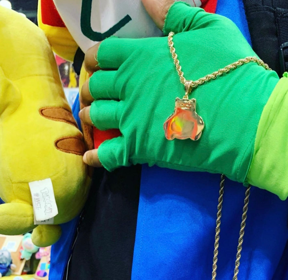 Iceman’s Snorlax pendant