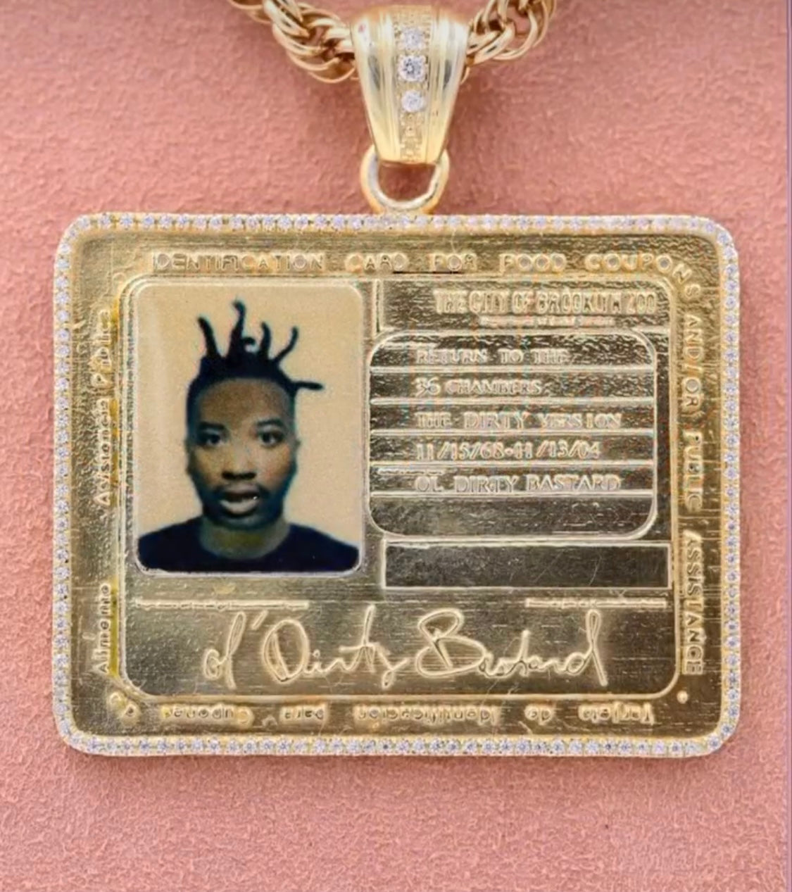 Iceman's Return to the 36 Chambers ODB Pendant